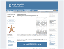 Tablet Screenshot of jezykangielski.archiwumegzaminow.pl